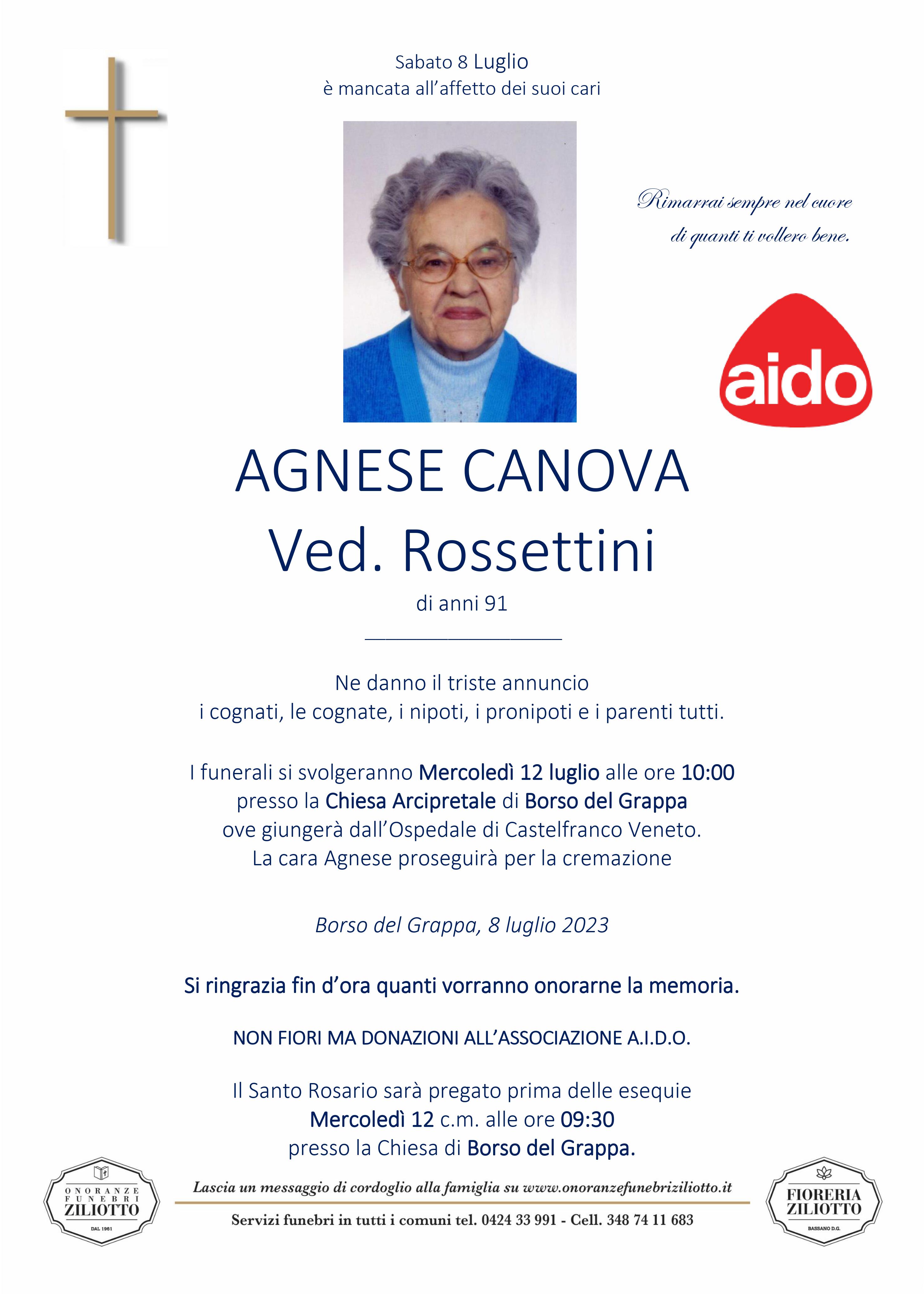 Agnese Canova - 91 anni - Borso del Grappa