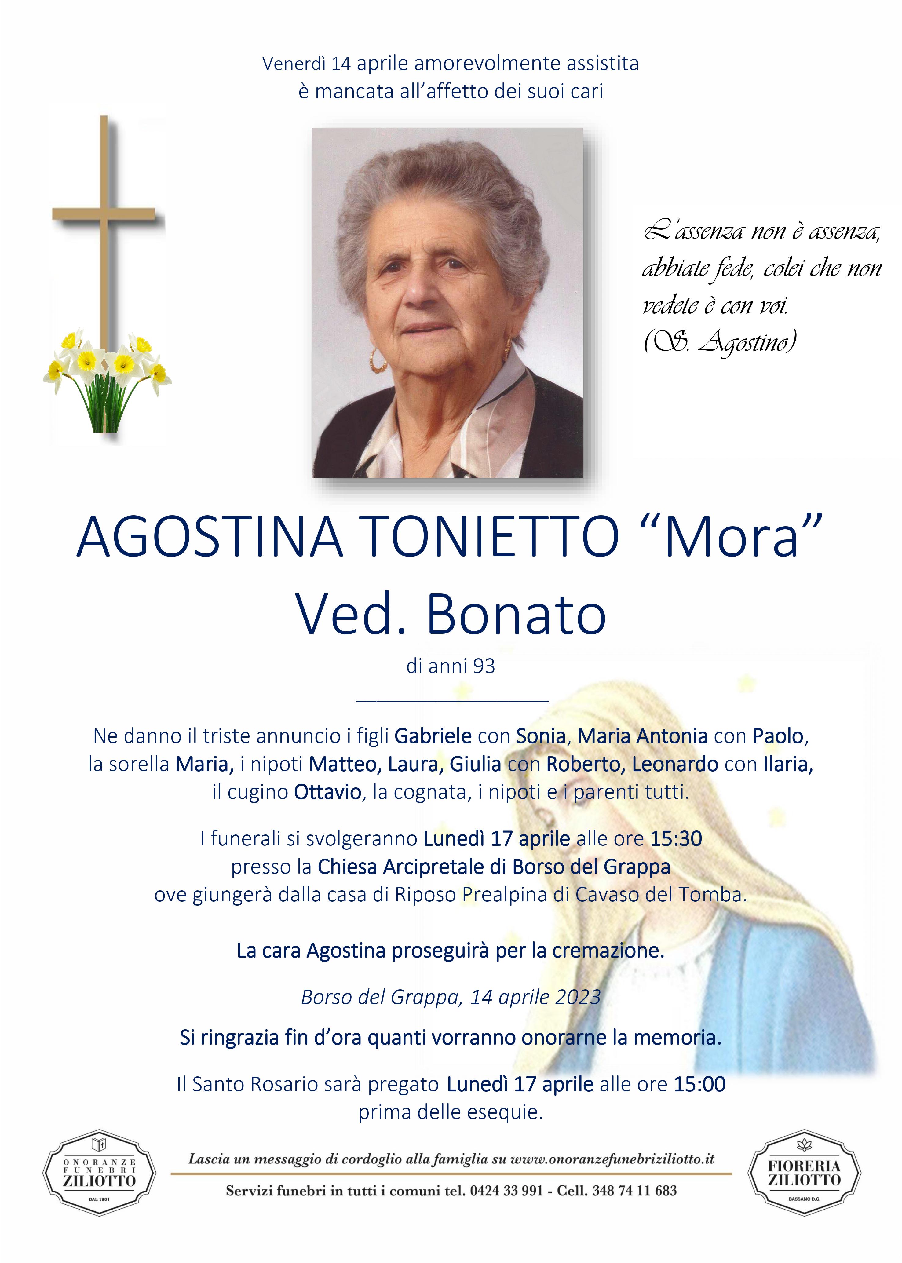 Agostina Tonietto - 93 anni - Borso del Grappa