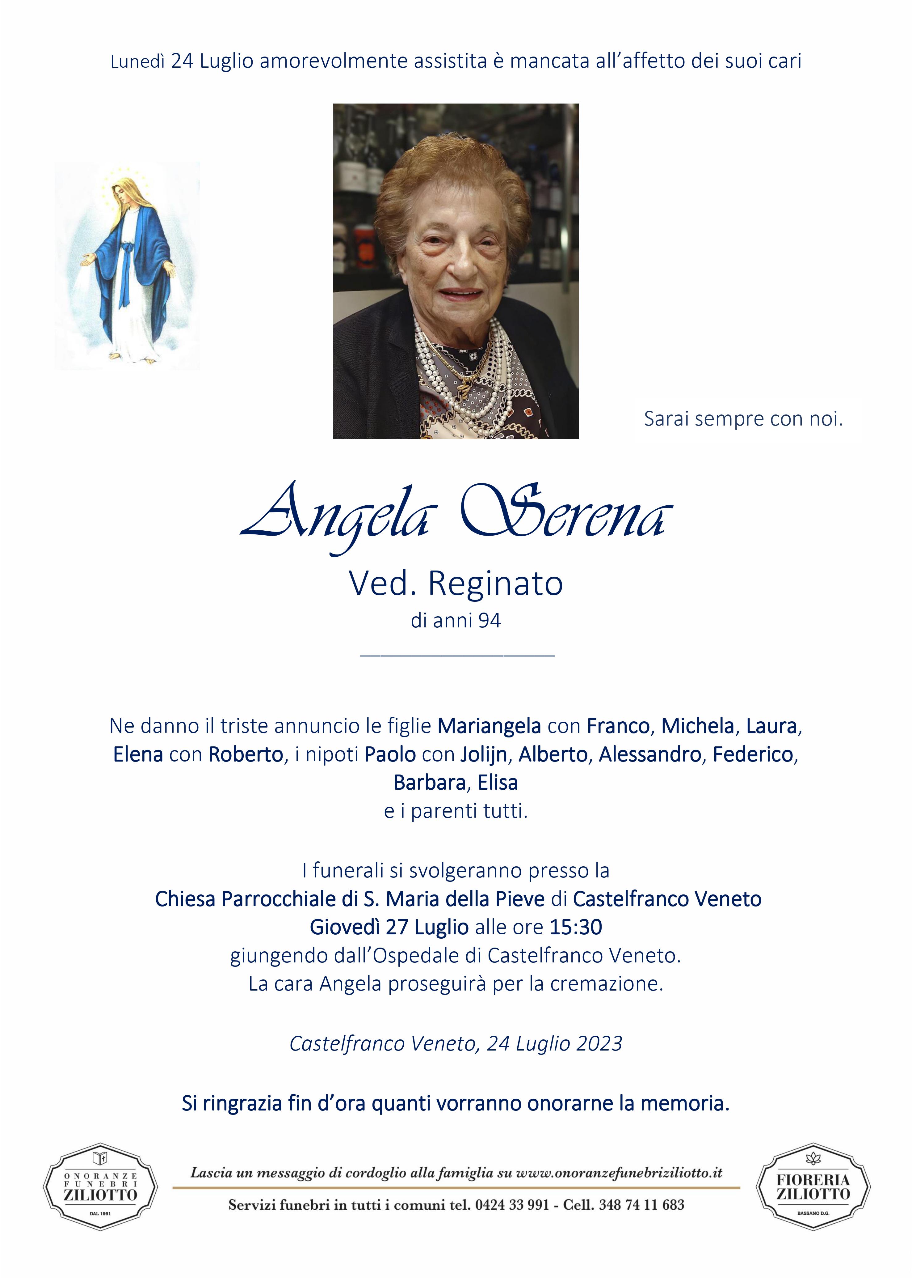 Angela Serena - 94 anni - Castelfranco Veneto