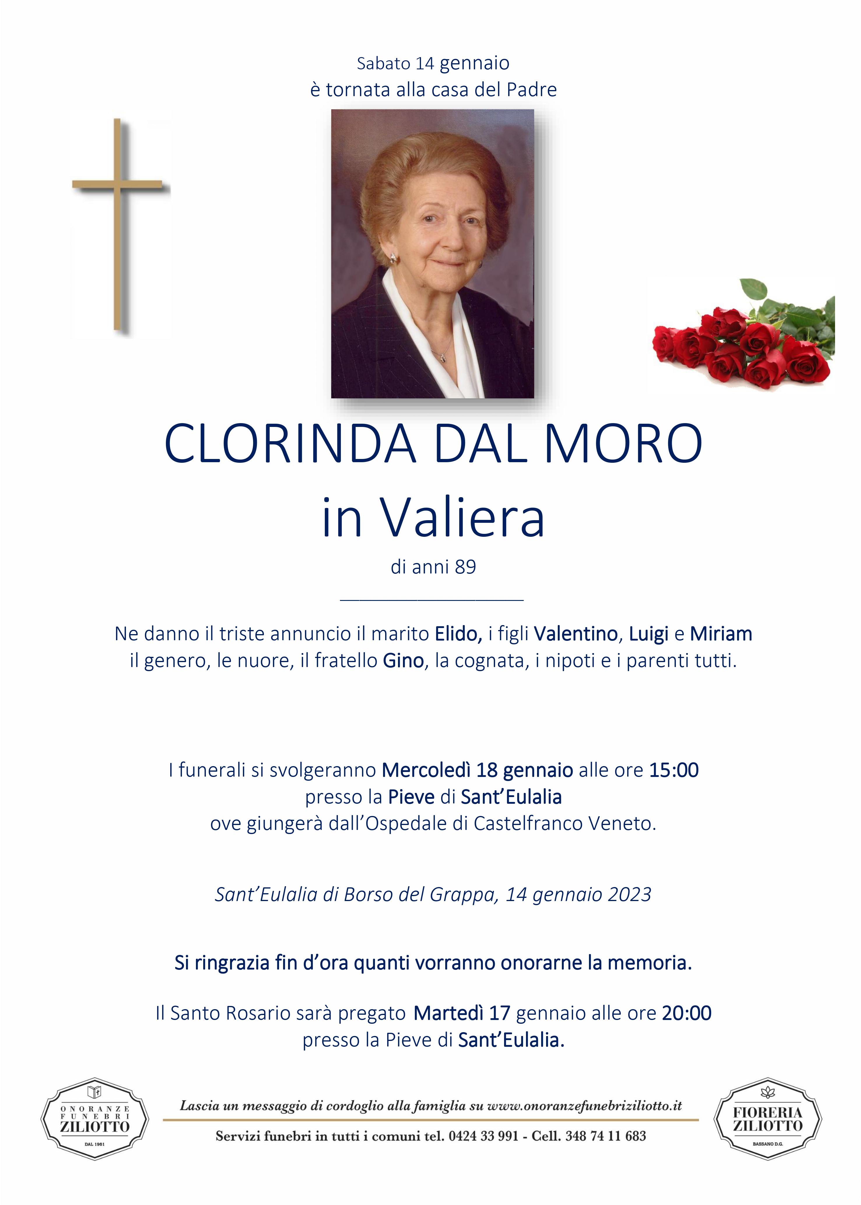 Clorinda Dal Moro - 89 anni - Sant' Eulalia