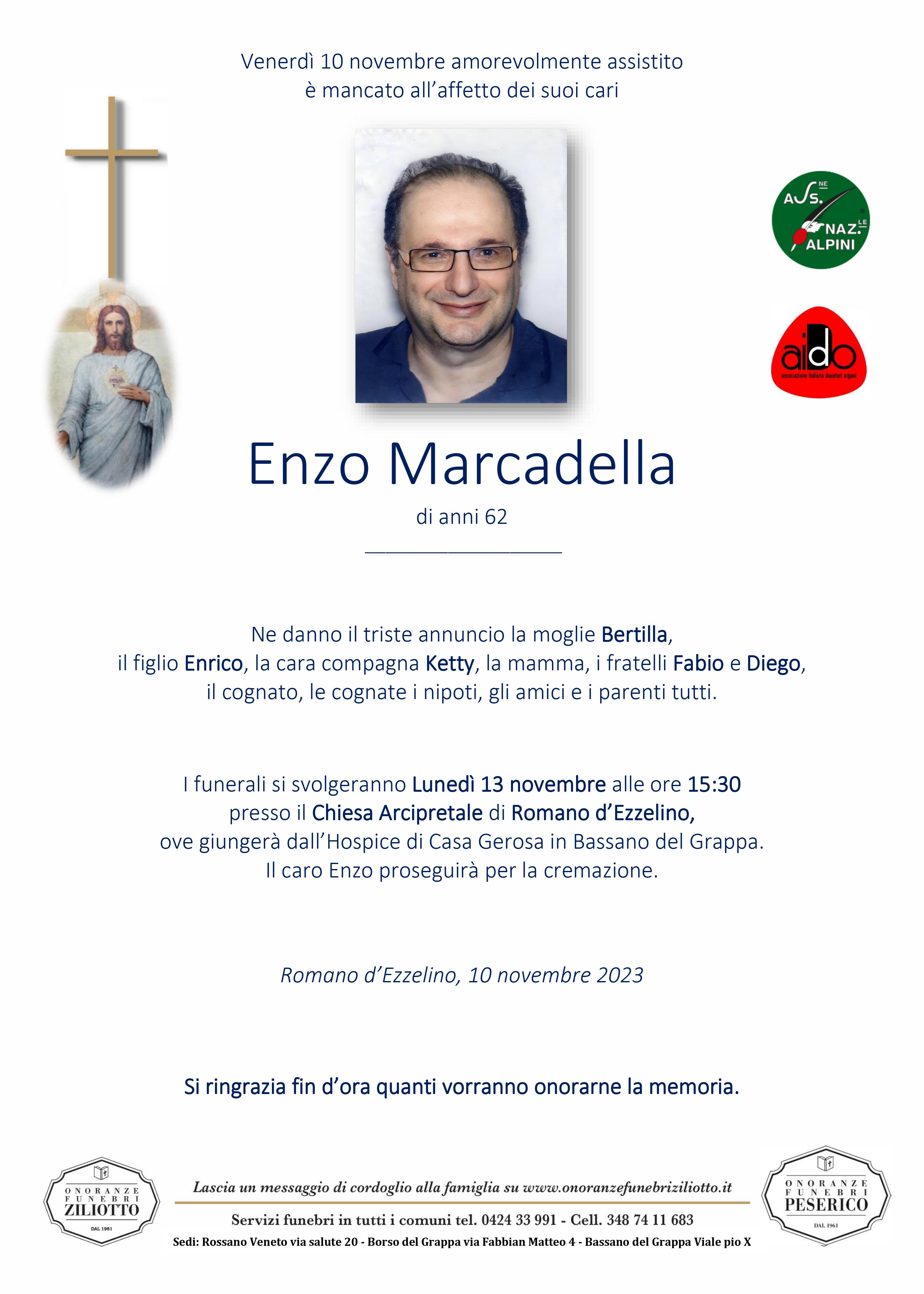 Enzo Marcadella - 62 anni - Romano d'Ezzelino