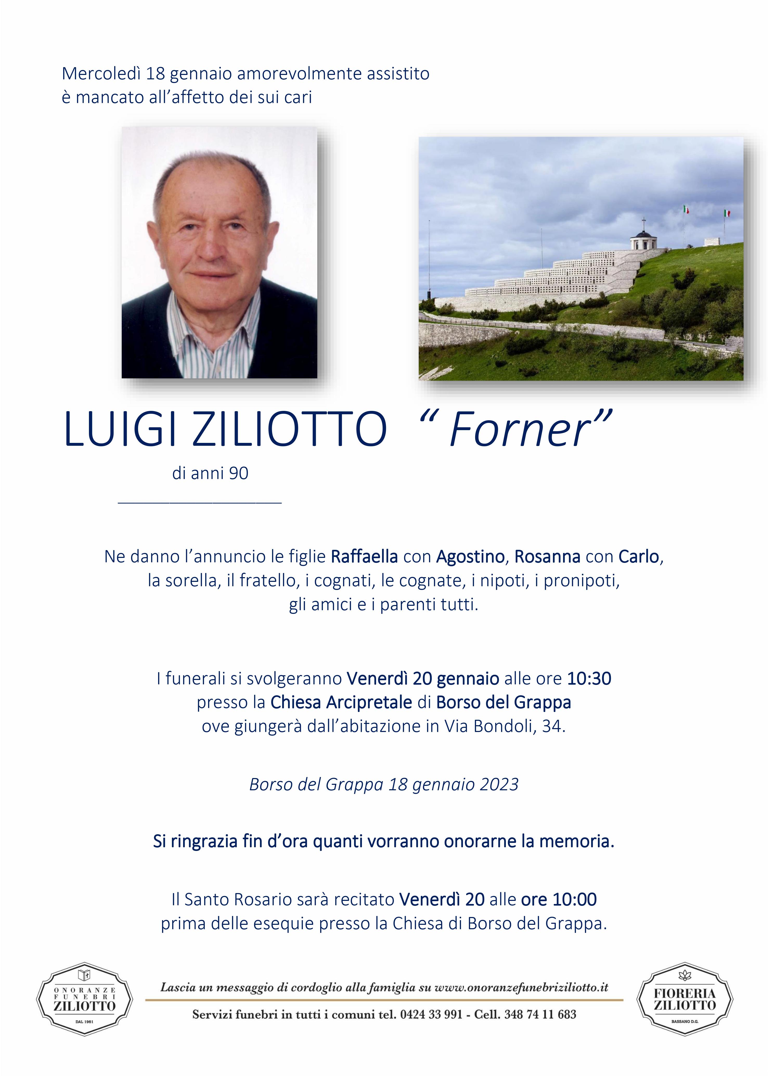 Luigi Ziliotto - 90 anni - Borso del Grappa