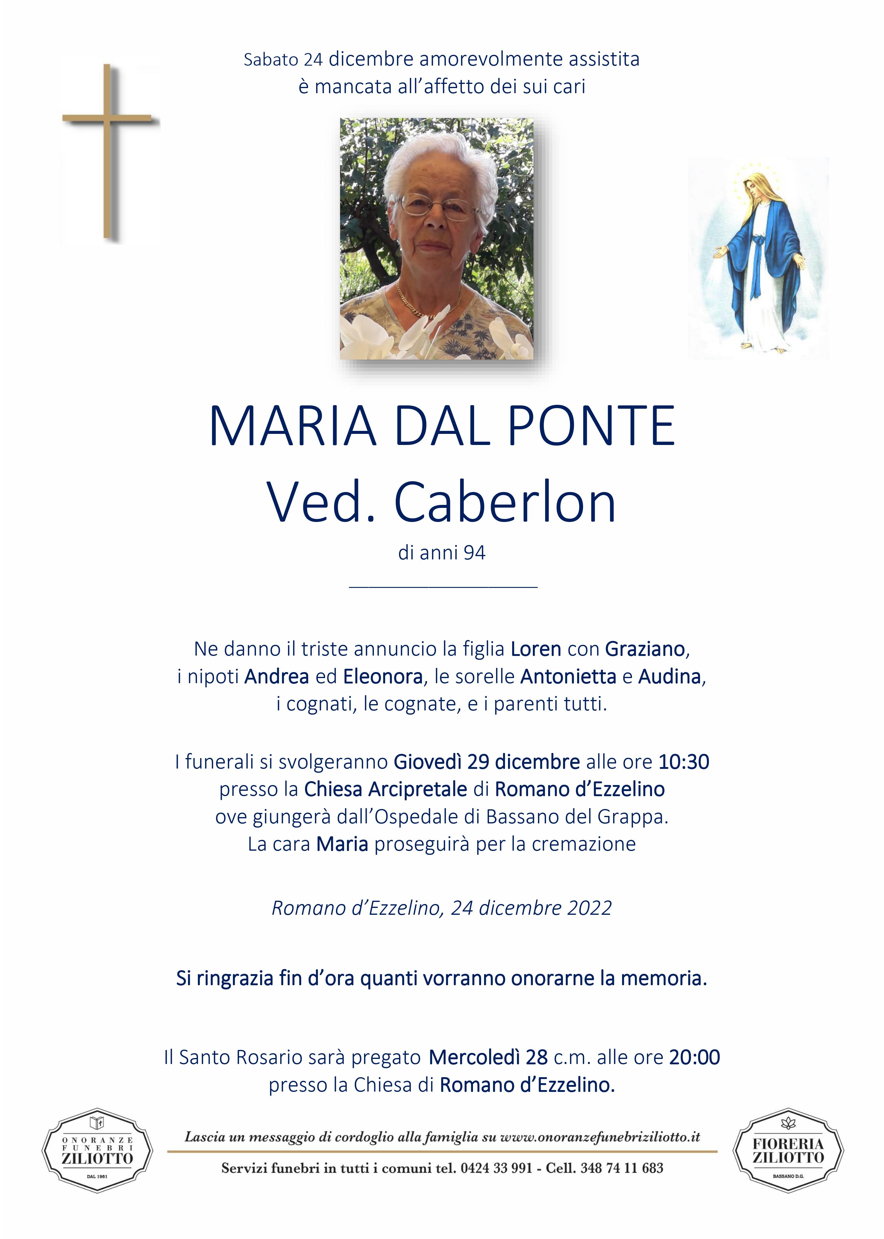 Maria Dal Ponte - 94 anni - Romano d'Ezzelino