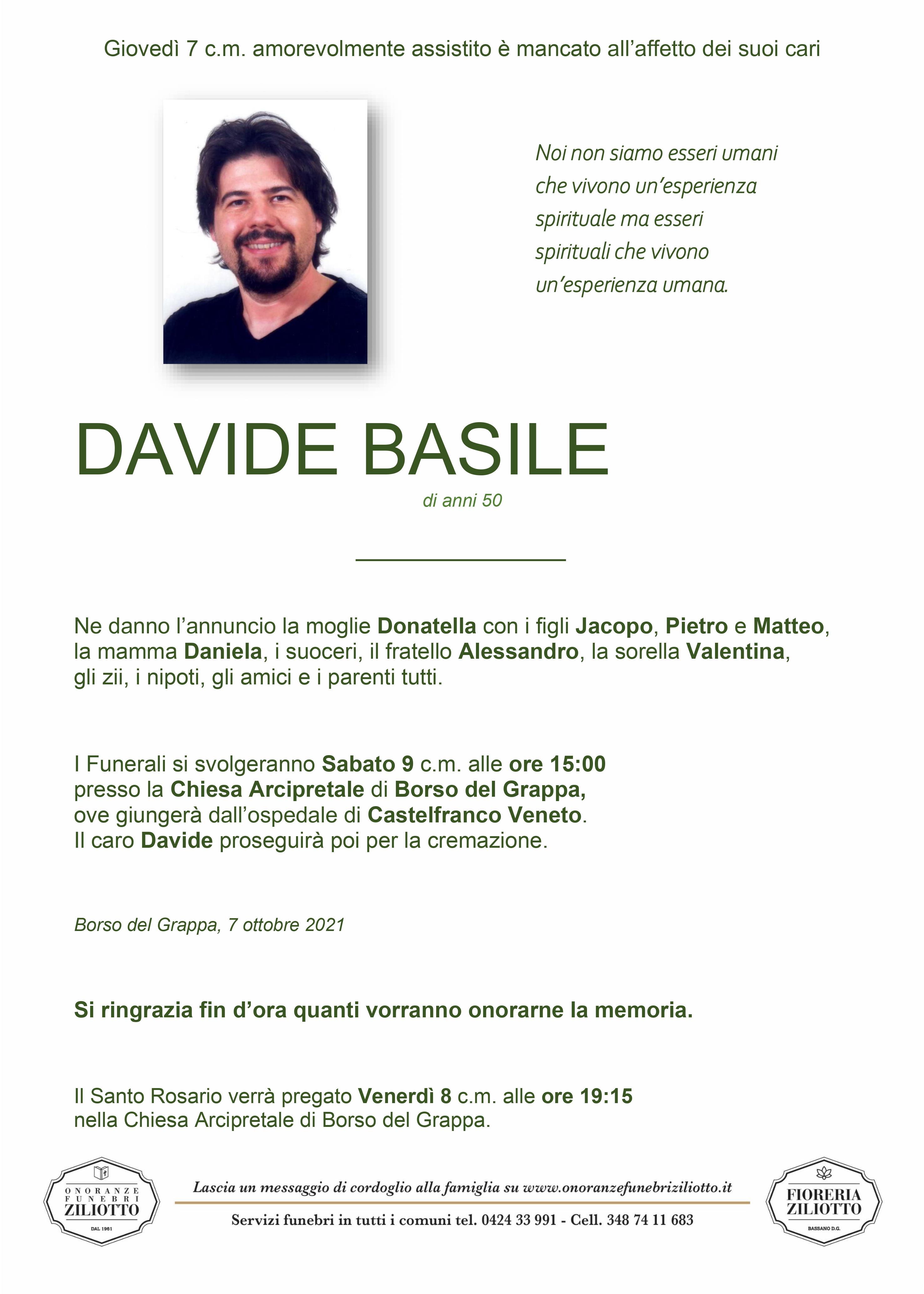 Davide Basile - 50 anni - Borso del Grappa