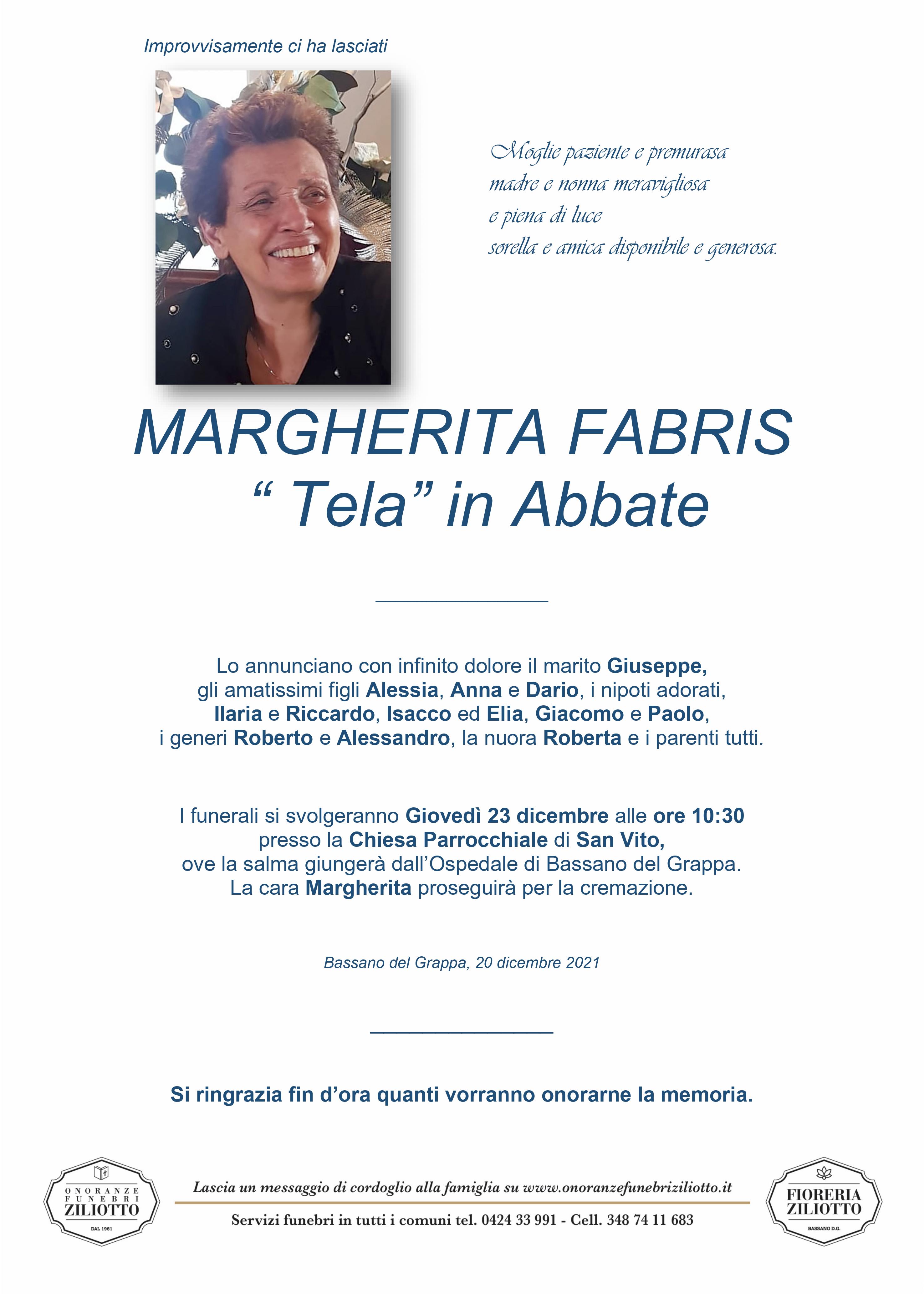 Margherita Fabris - 0 anni - Bassano del Grappa
