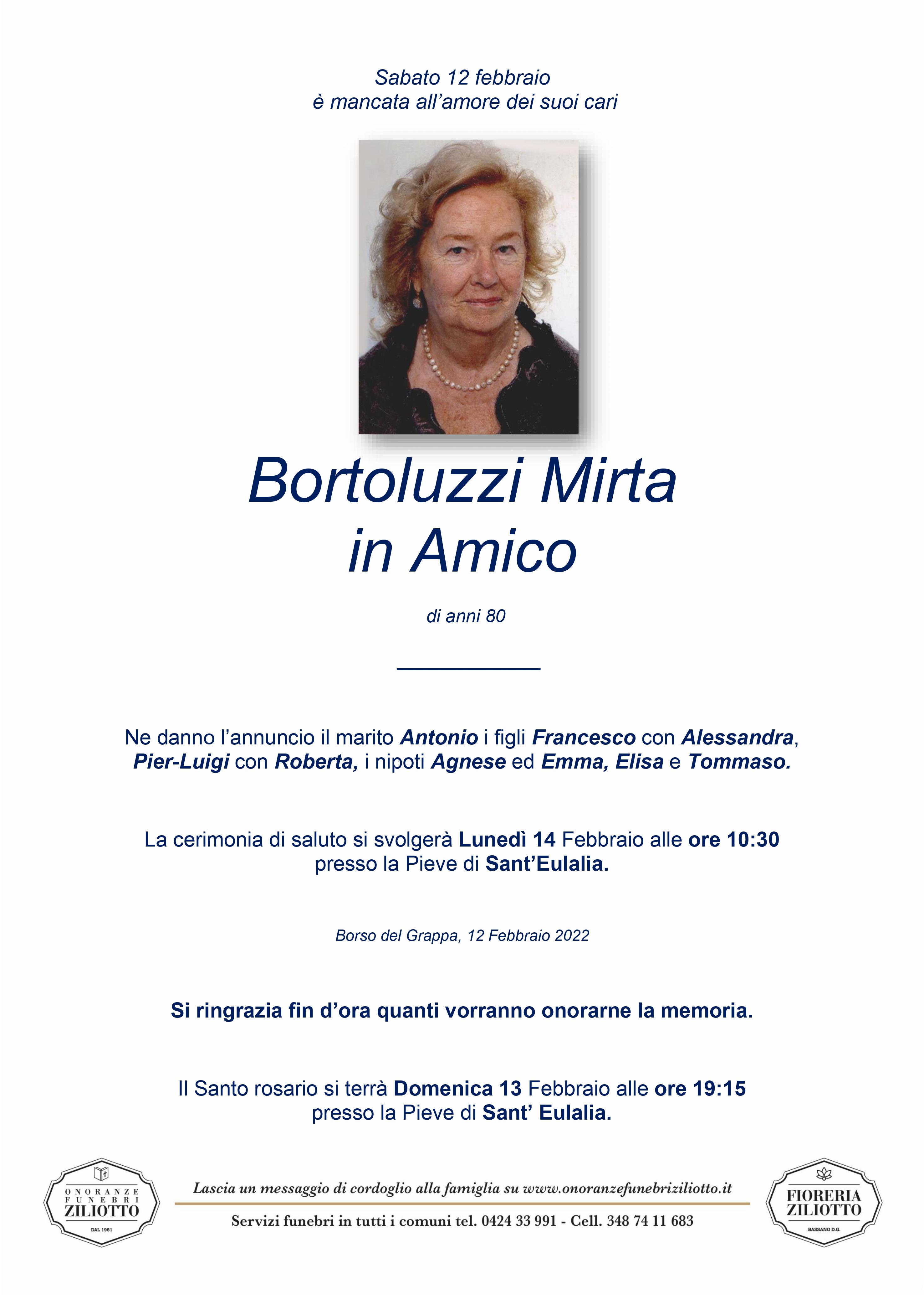 Mirta Bortoluzzi - 80 anni - Sant' Eulalia
